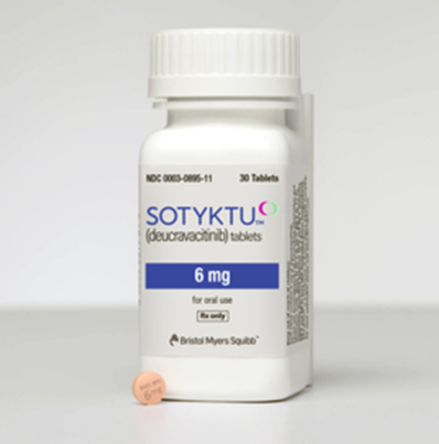 FDA批准Sotyktu（deucravacitinib）用于治疗中度至重度斑块状银屑病成人患者