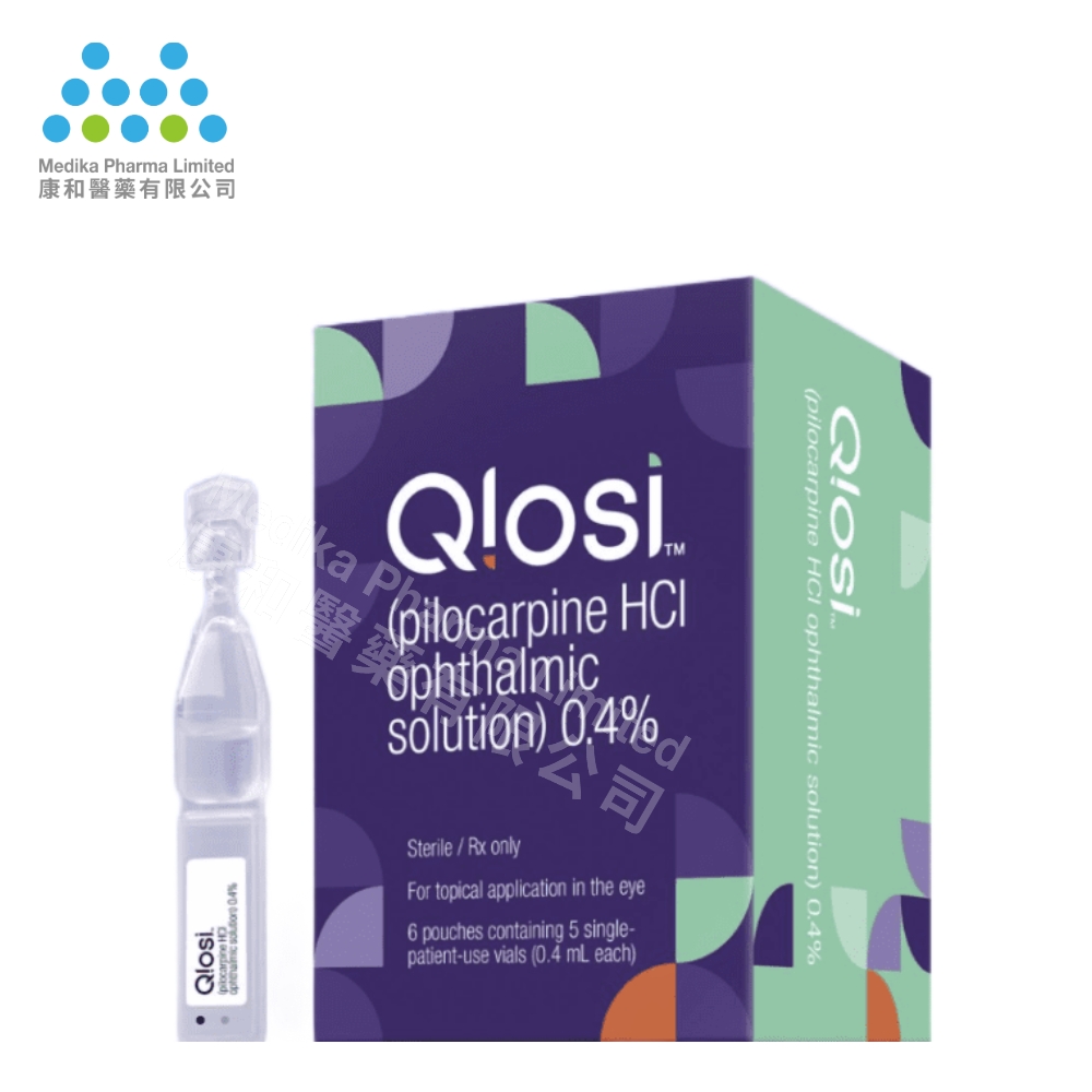 治疗老花眼新药！ 0.4% QLOSI™（盐酸毛果芸香碱眼药水）获得 FDA 批准