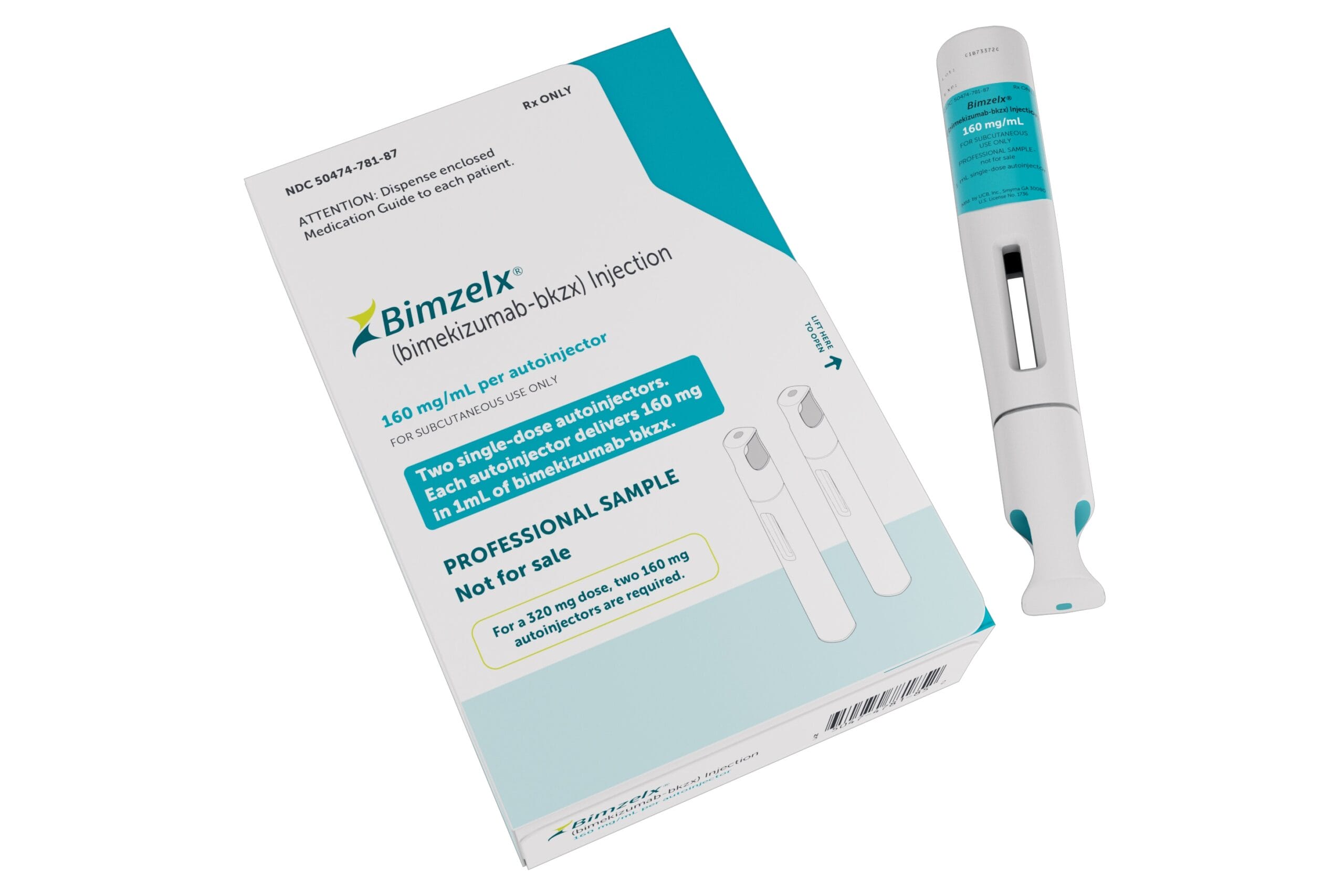 FDA 批准 BIMZELX® （比美吉珠单抗）用于治疗中度至重度斑块状银屑病成人患者