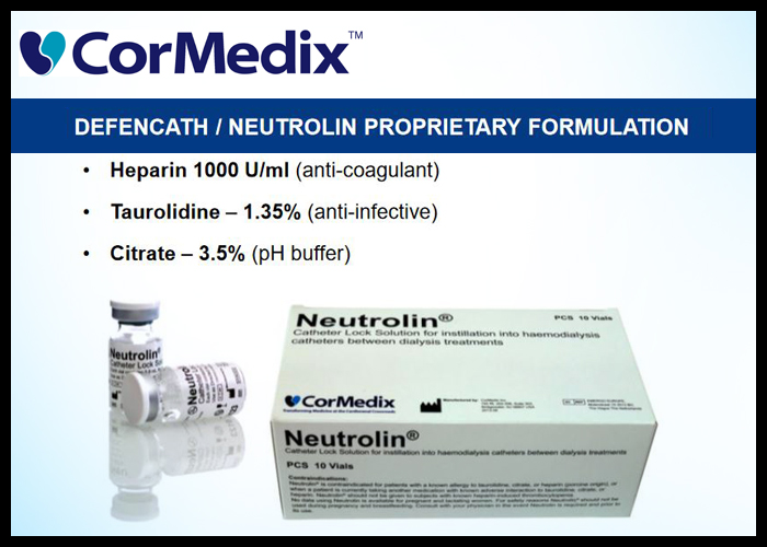 首款抗菌 CLS！DefenCath(Taurolidine/Heparin)于美获批，降低血液透析导管相关感染发生率