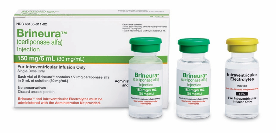 FDA 批准 BRINESSURA®（cerliponase alfa）用于 3 岁以下患有 CLN2 疾病的儿童