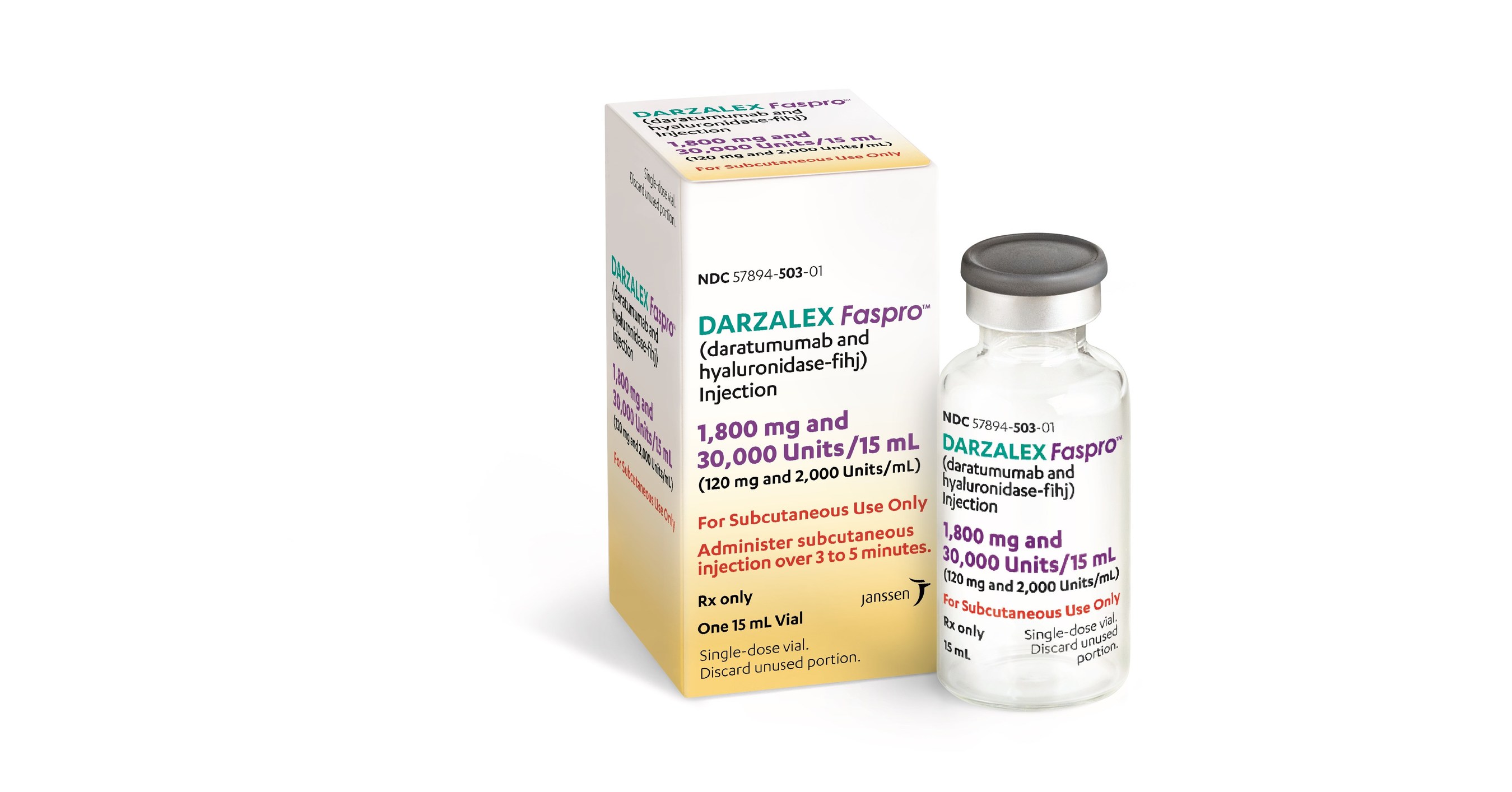 Darzalex Faspro（达雷木单抗和透明质酸酶-fihj）四联疗法在美国获批用于符合移植条件的多发性骨髓瘤患者