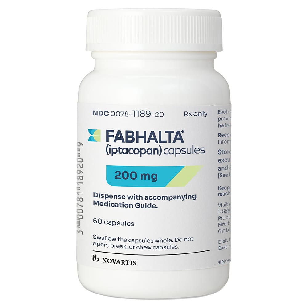 Fabhalta 补体抑制剂获FDA加速批准，用于减少原发性IgA肾病（IgAN）蛋白尿