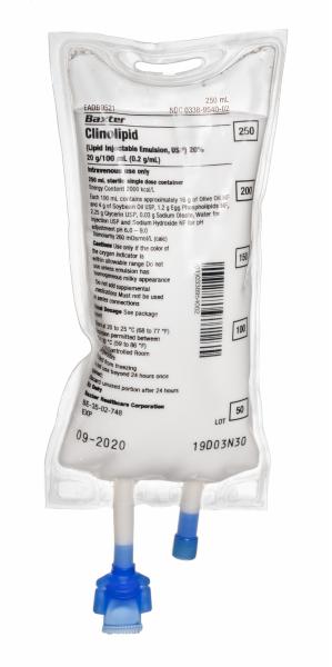 Baxter™ 20% CLINOLIPID (Lipid Injectable Emulsion, USP) 250 mL (Rx).jpg